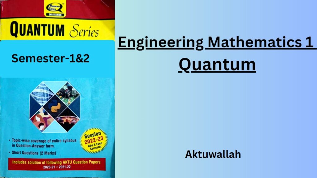 Download Engineering Mathematics1 Quantum PDF 