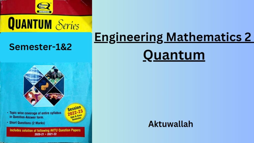 Download Engineering Mathematics 2 Quantum PDF