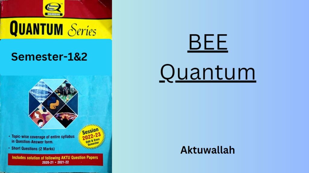 Basic Electrical Engineering Quantum