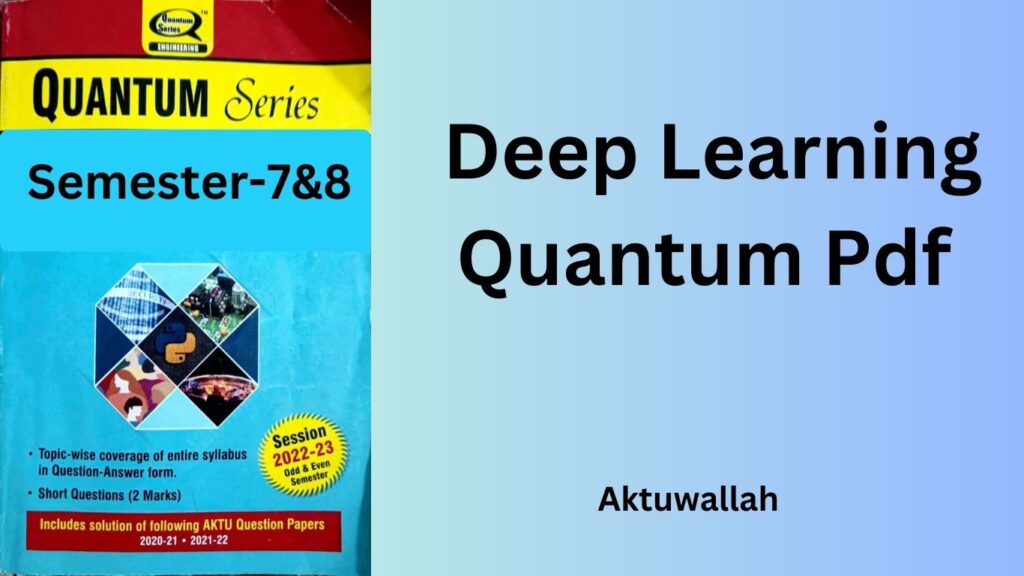 Deep Learning Quantum Pdf