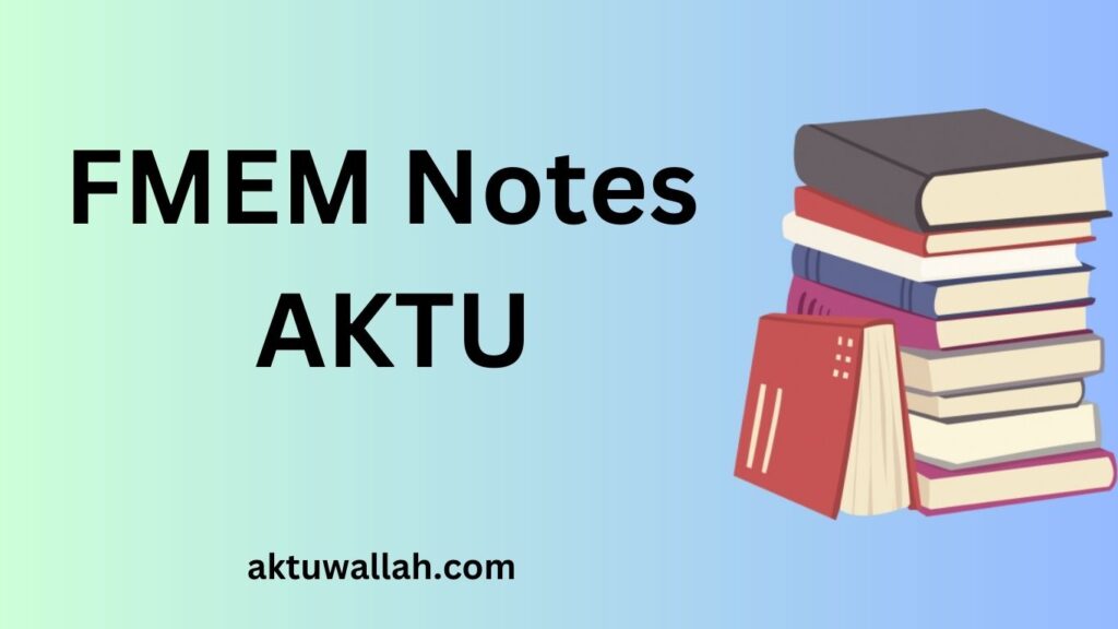 Fundamental of Mechanical Engineering and Mechatronics Notes