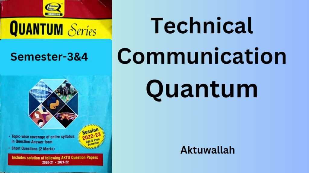 Technical Communication Quantum PDF