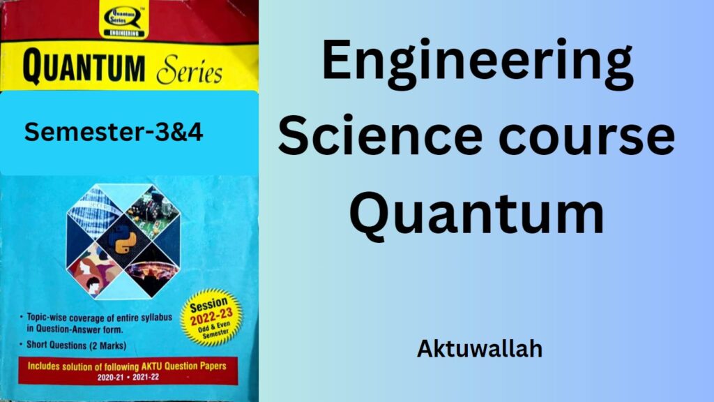 Energy Science and Engineering Quantum PDF