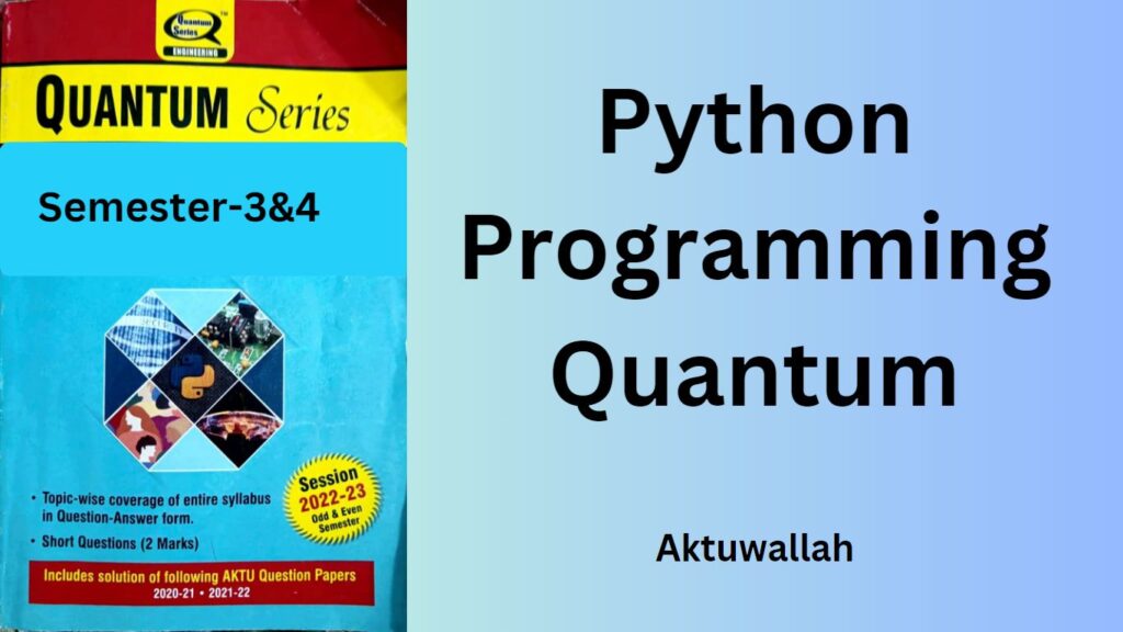 Download Python Programming Quantum PDF