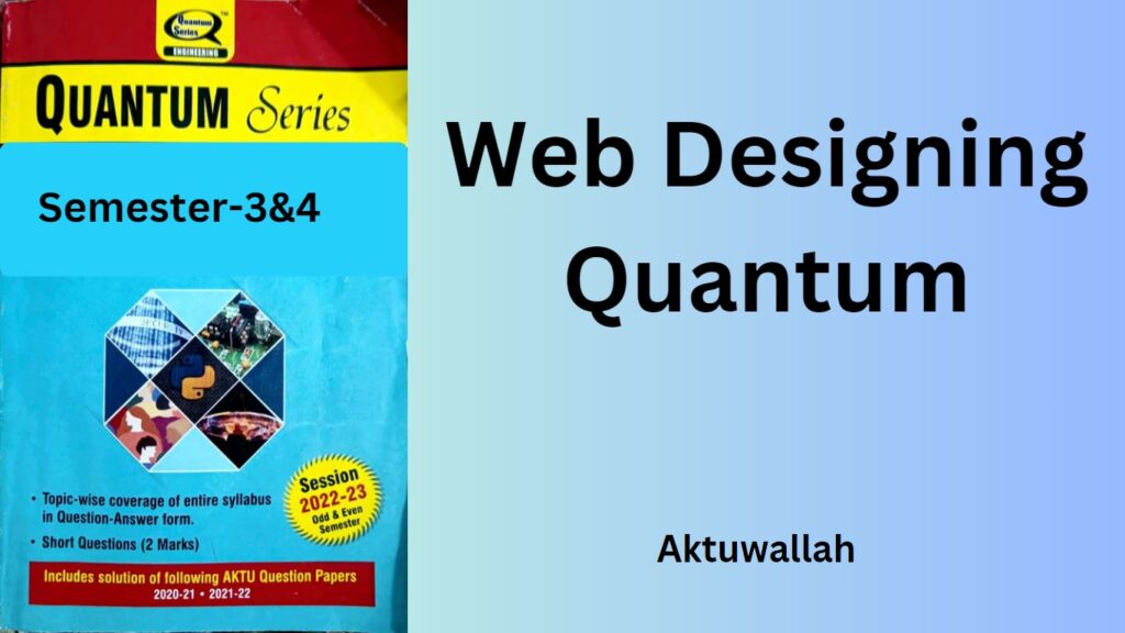 Web Designing Quantum pdf