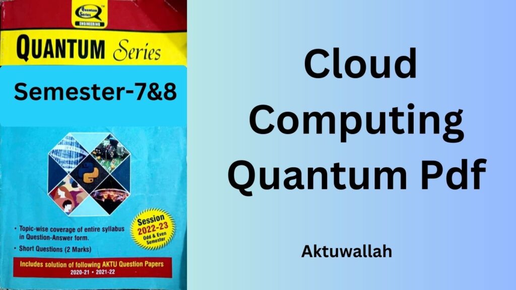 Download Cloud Computing Quantum Pdf