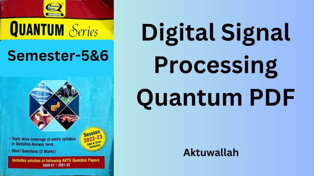 Digital Signal Processing Quantum PDF