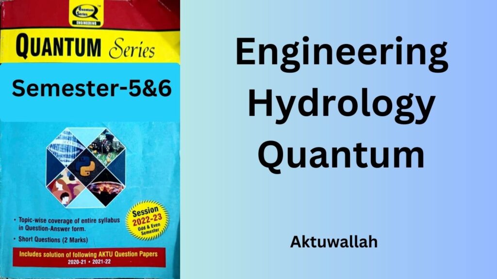 Engineering Hydrology Quantum PDF