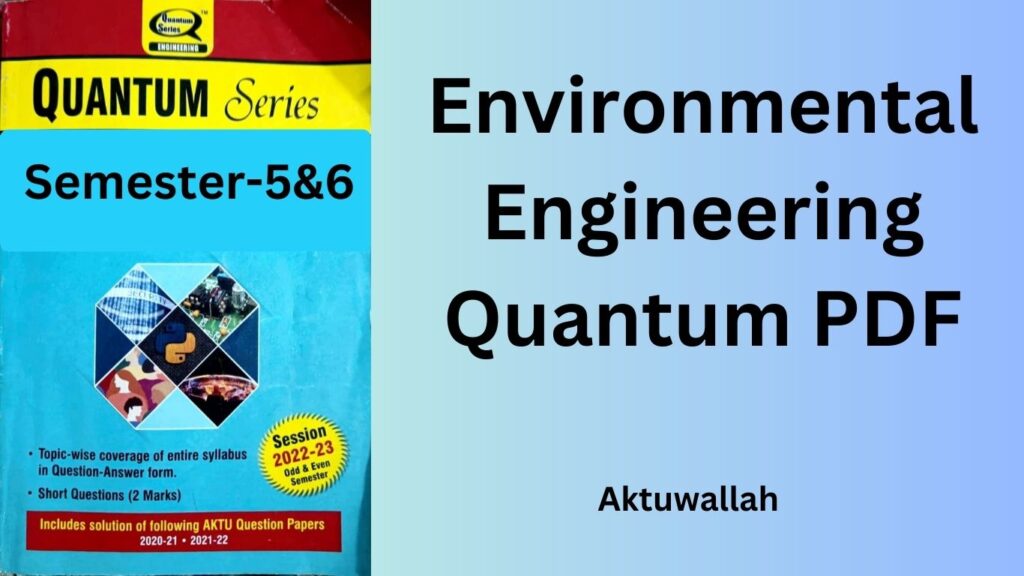 Download Environmental Engineering Quantum PDF