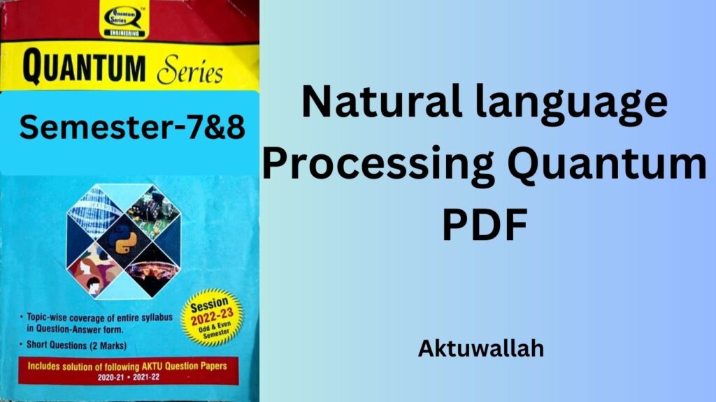 Download Natural language Processing Quantum PDF