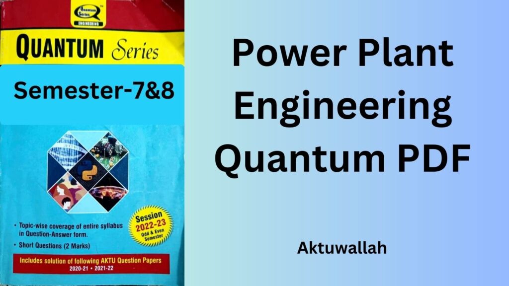 Download Power Plant Engineering Quantum PDF