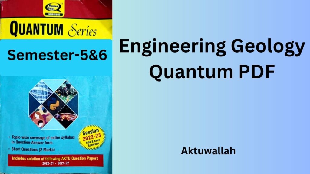 Download Engineering Geology Quantum PDF