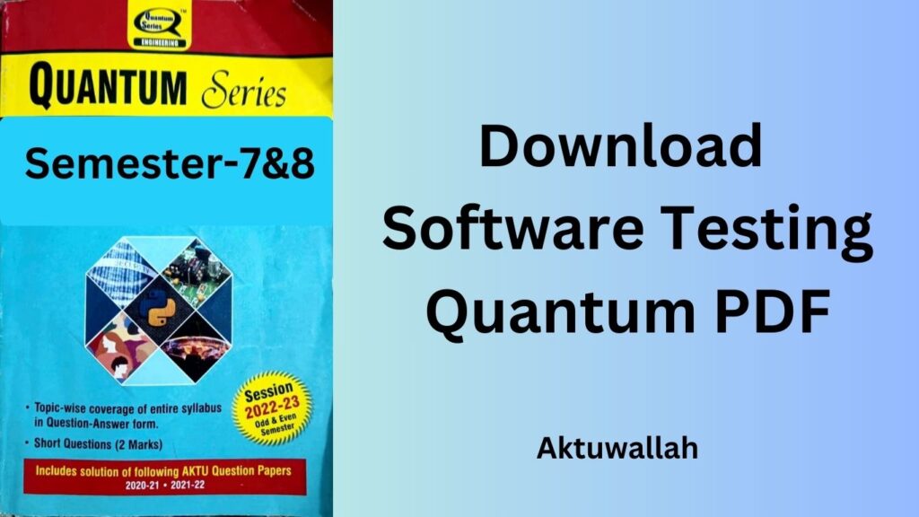 Download Software Testing Quantum PDF