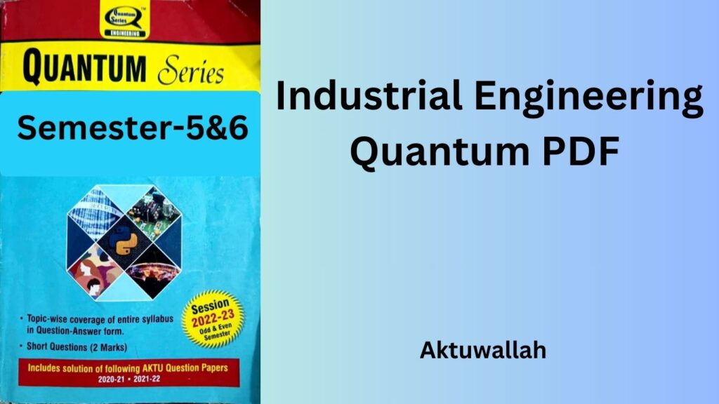 Download Industrial Engineering Quantum PDF