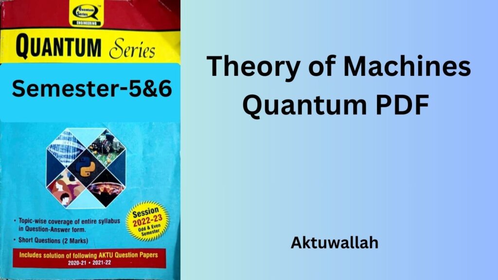 Download Theory of Machines Quantum PDF