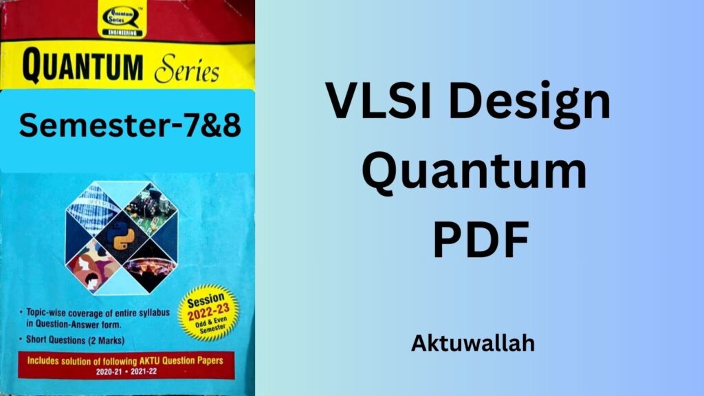 Download VLSI Design Quantum Pdf.