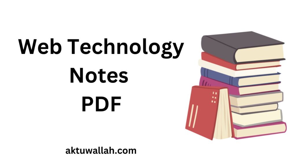 Download Web Technology Notes PDF