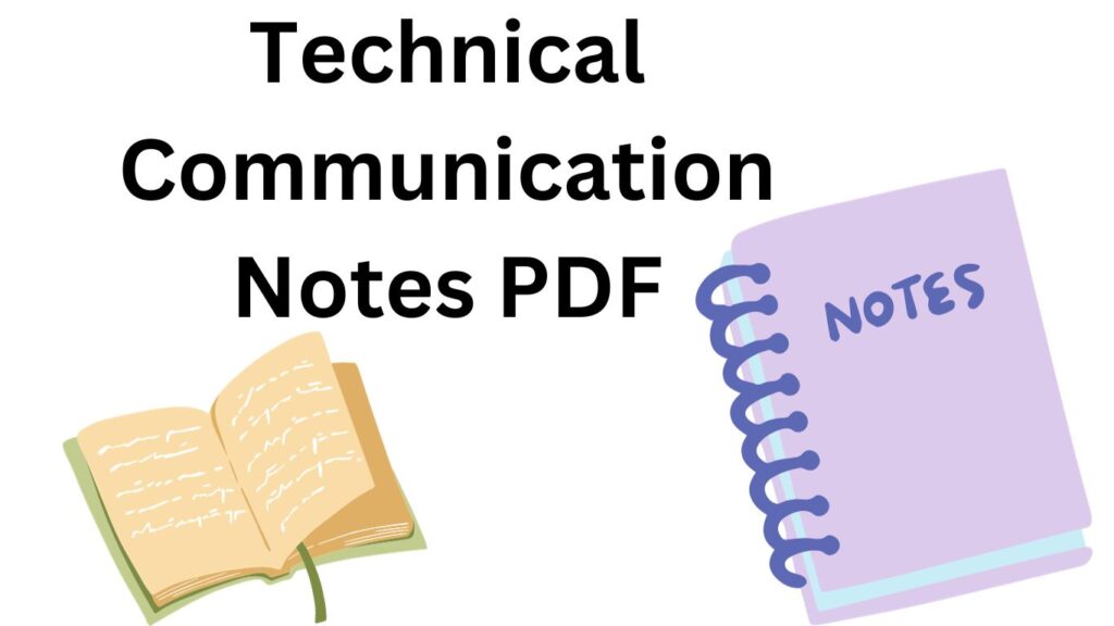 Download Technical Communication Notes PDF