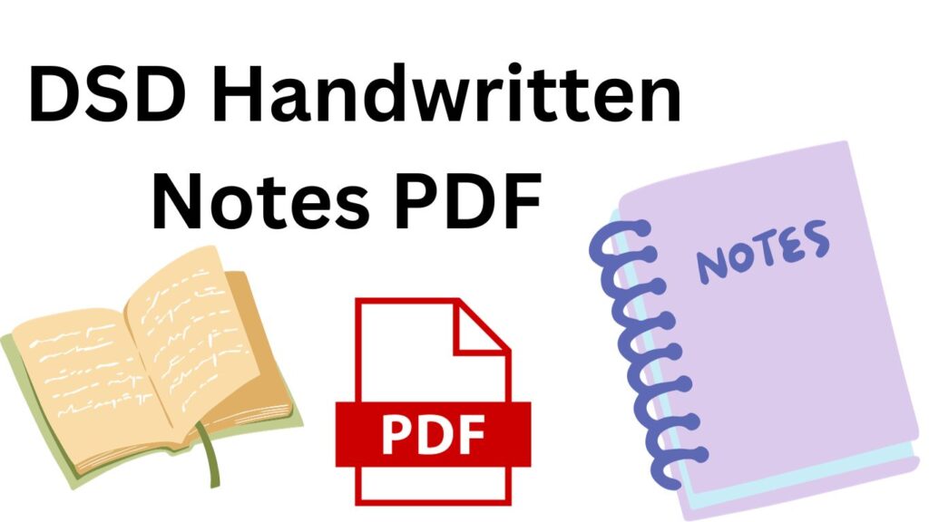 Download DSD Handwritten Notes PDF